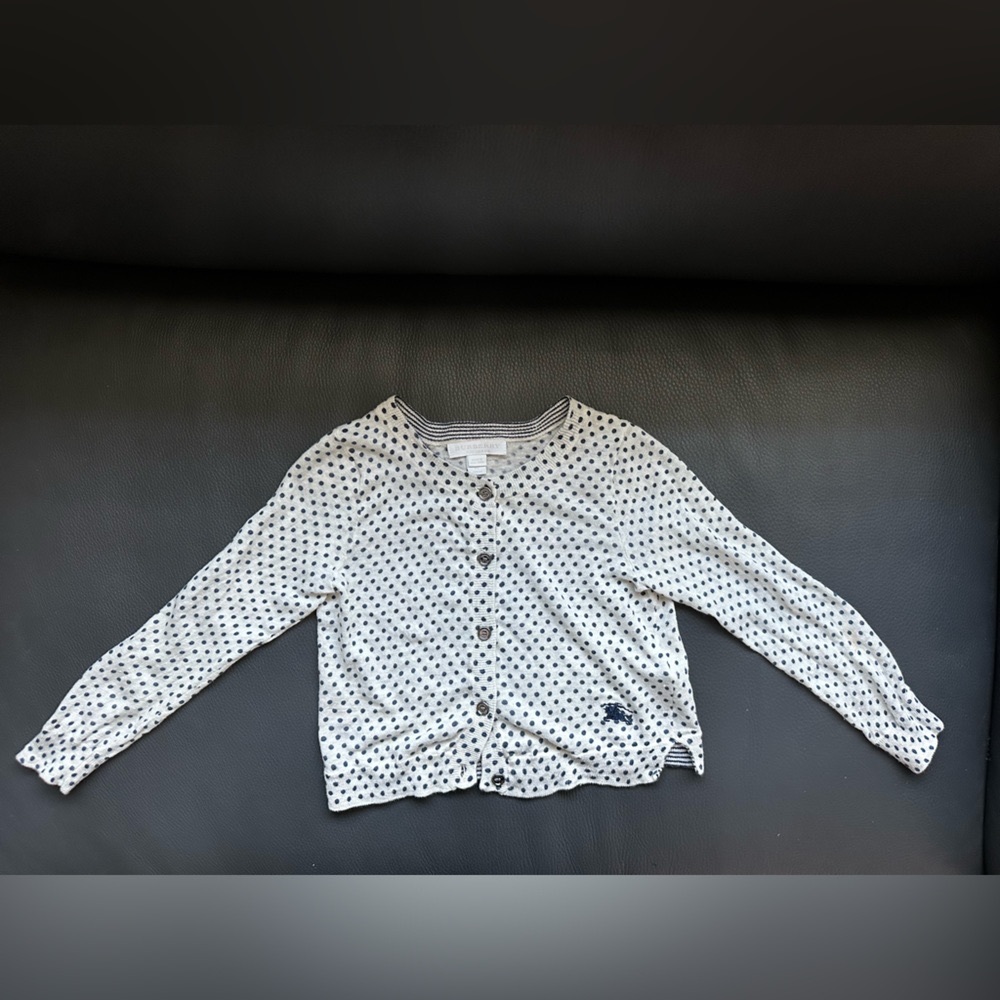 Burberry girls size 4y thin cardigan